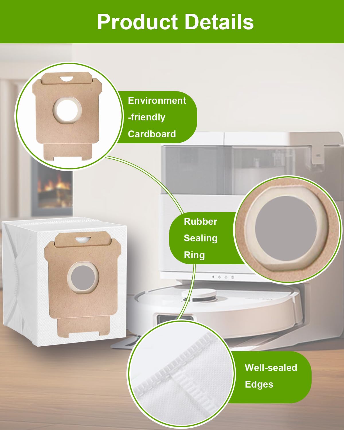 ApexOne easy-seal design seals dust inside with one pull.
