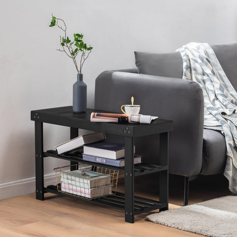 Apicizon bench with smooth edges for safe entryway use