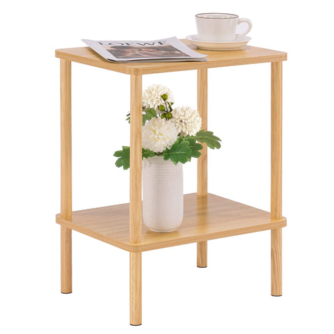 Apicizon easy-assemble end table comes together in minutes without tools