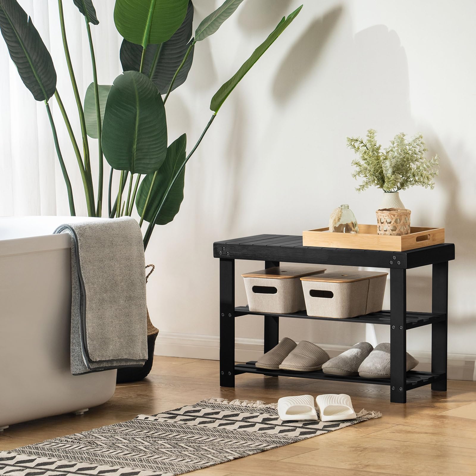 Apicizon entryway furniture for living room or bedroom organization