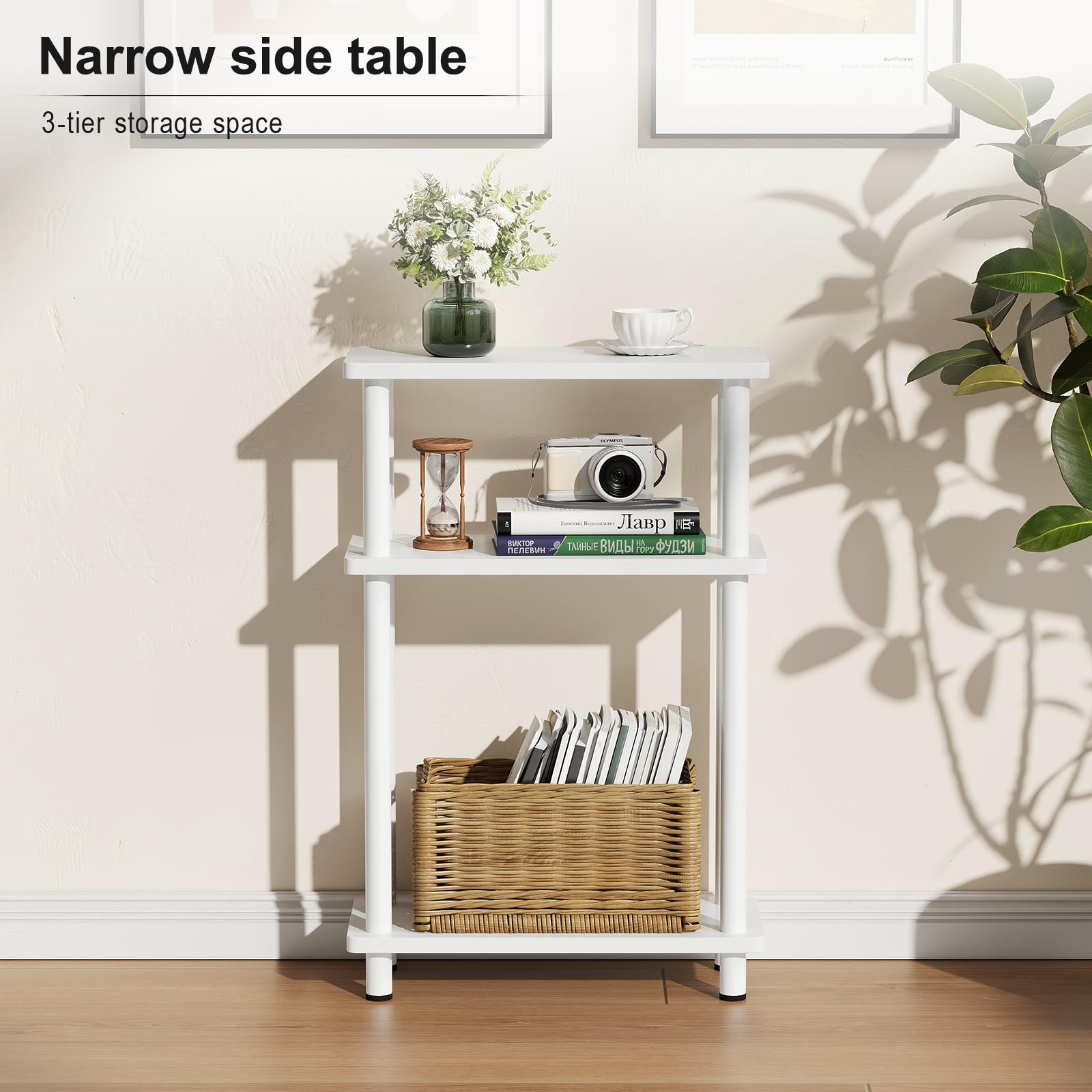 Apicizon sturdy MDF-wood frame with rounded edges for safe daily use.