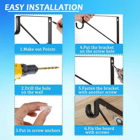 APOCHON screws included for quick, secure closet installations.