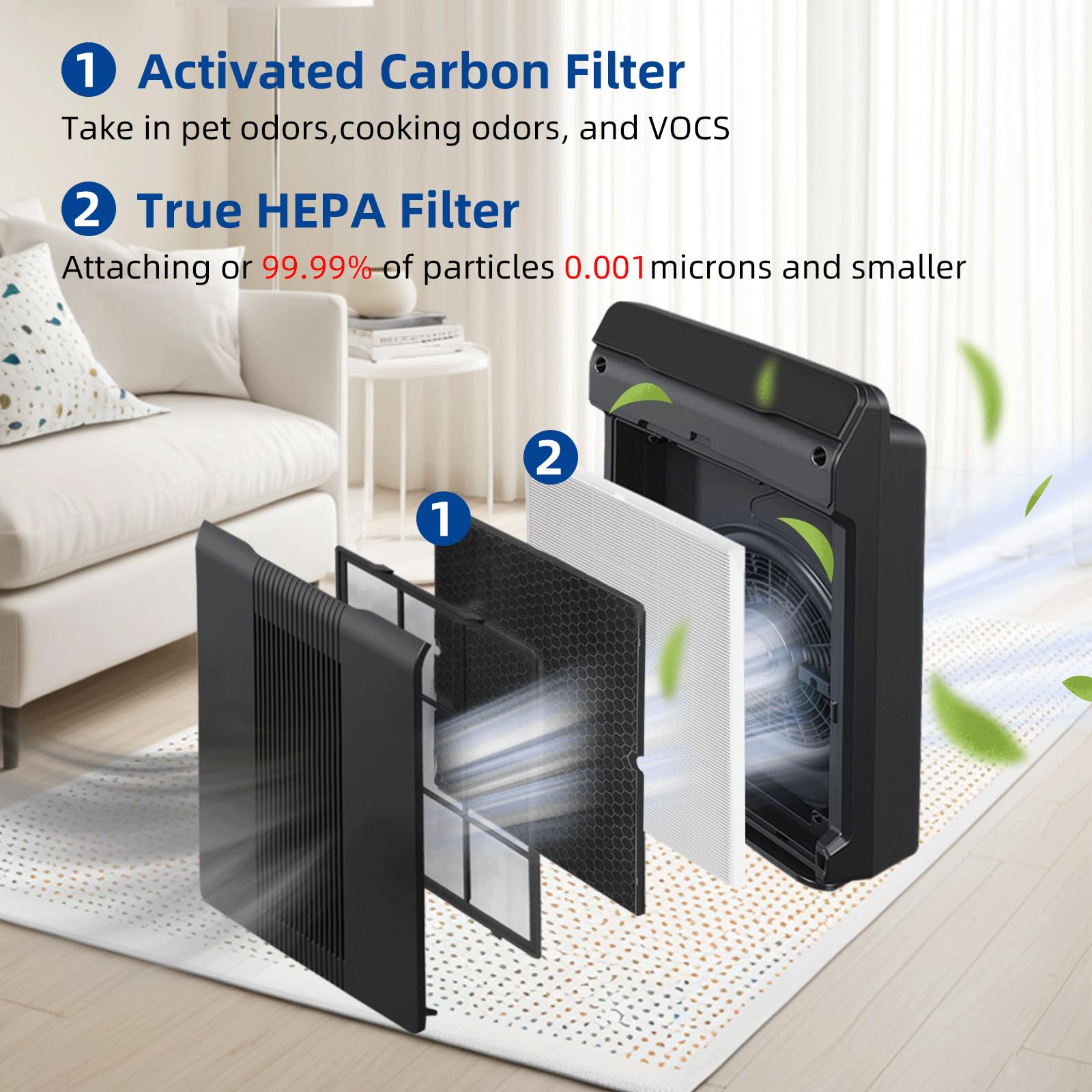 APPLIANCEMATES 116130 filter-h packaging inspection; ready-to-use filtration solution.