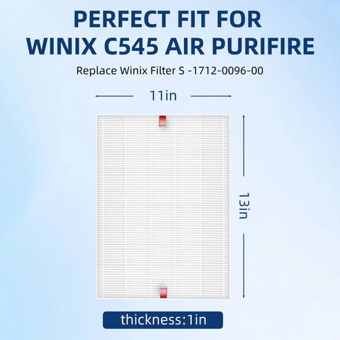 APPLIANCEMATES C545 filter pack back view showing compatibility.