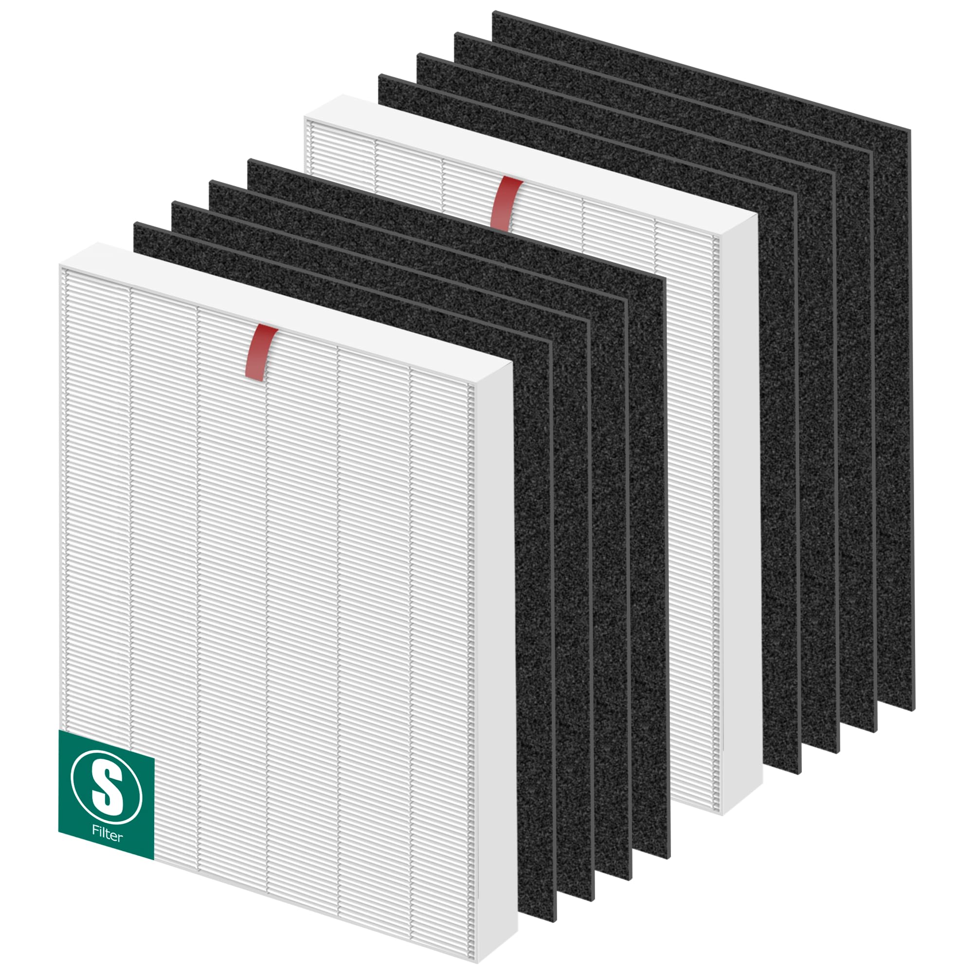 APPLIANCEMATES C545 replacement filter pack for Winix C545, easy tool-free swap