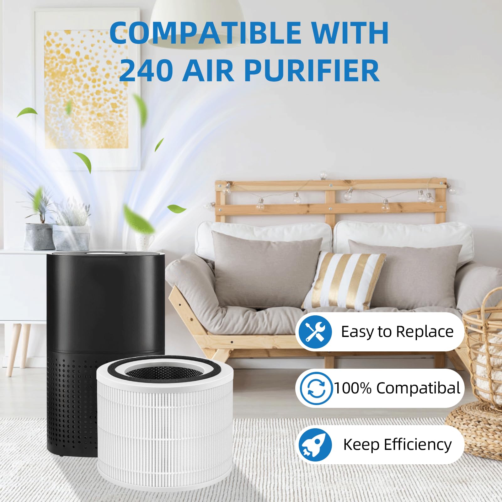 APPLIANCEMATES compatible with PuroAir 240 for simple replacement.