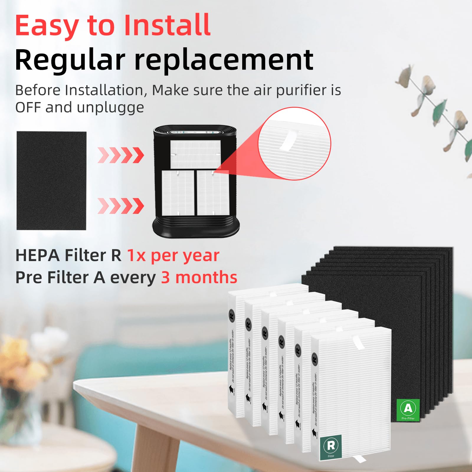 APPLIANCEMATES improved air quality after filter replacement