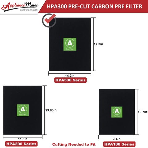 APPLIANCEMATES HPA300 compatible pack maintains airflow in large rooms