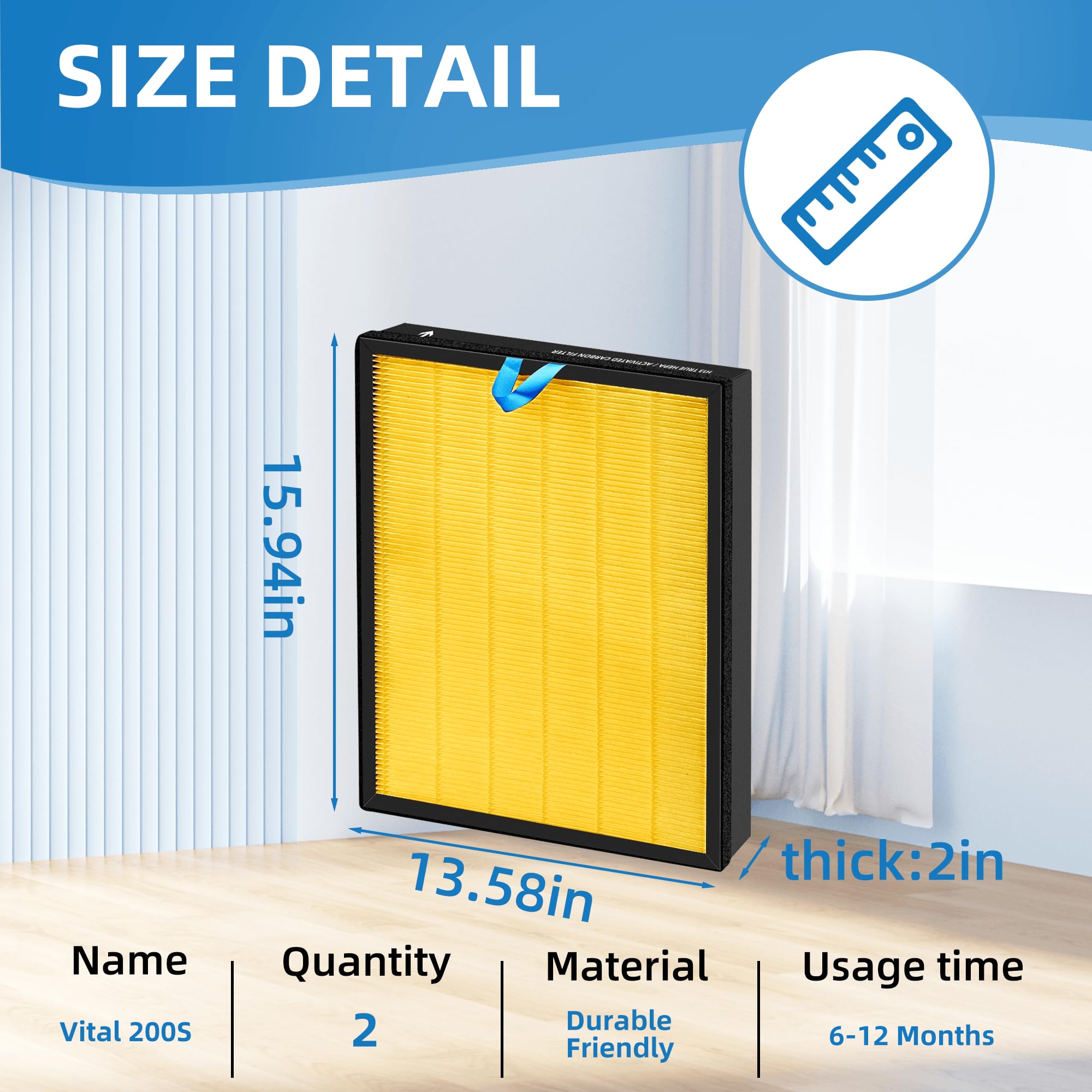 APPLIANCEMATES Vital 200S compatibility with LEVOIT 200S shown.