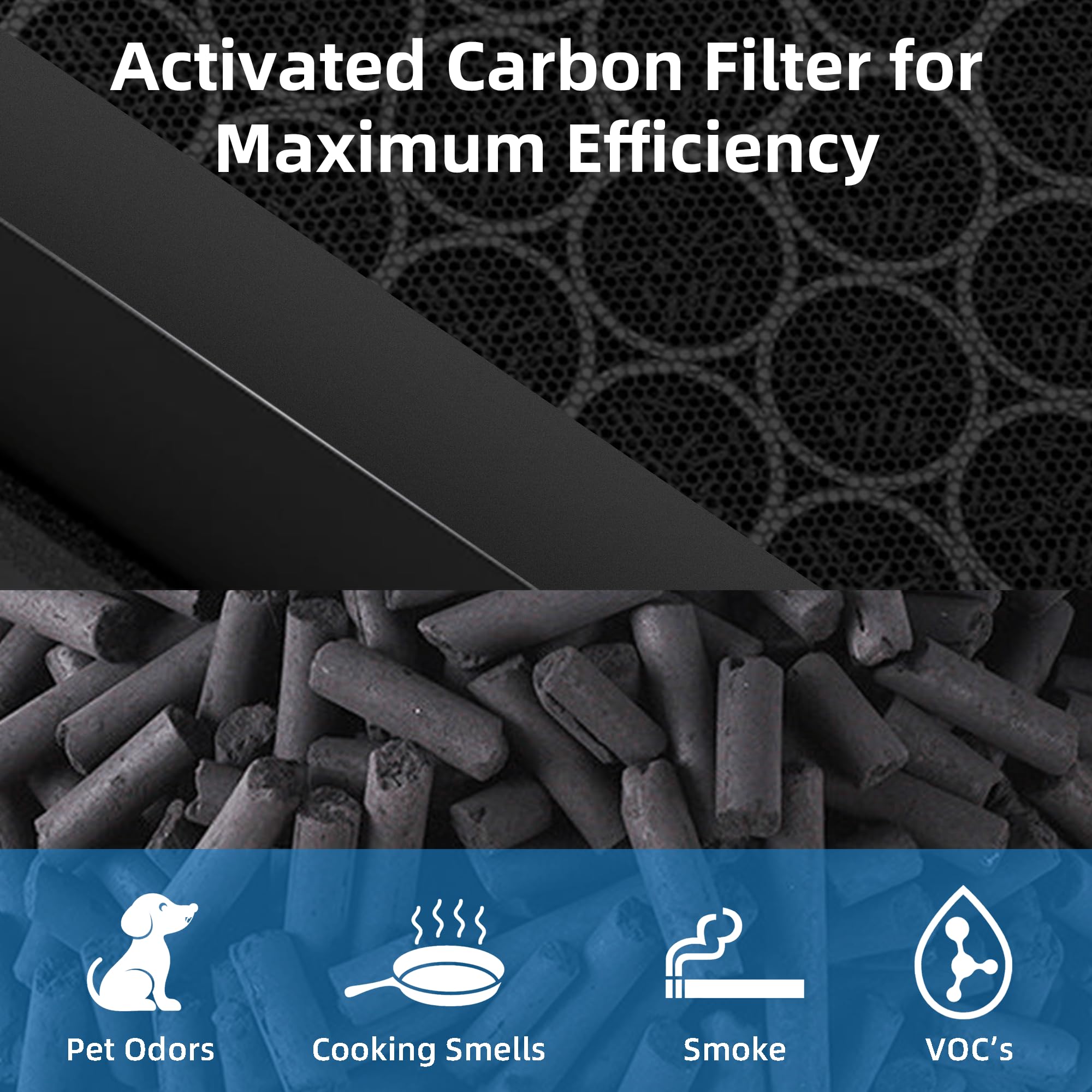 APPLIANCEMATES Vital 200S packaging and replacement filters on a clean surface.