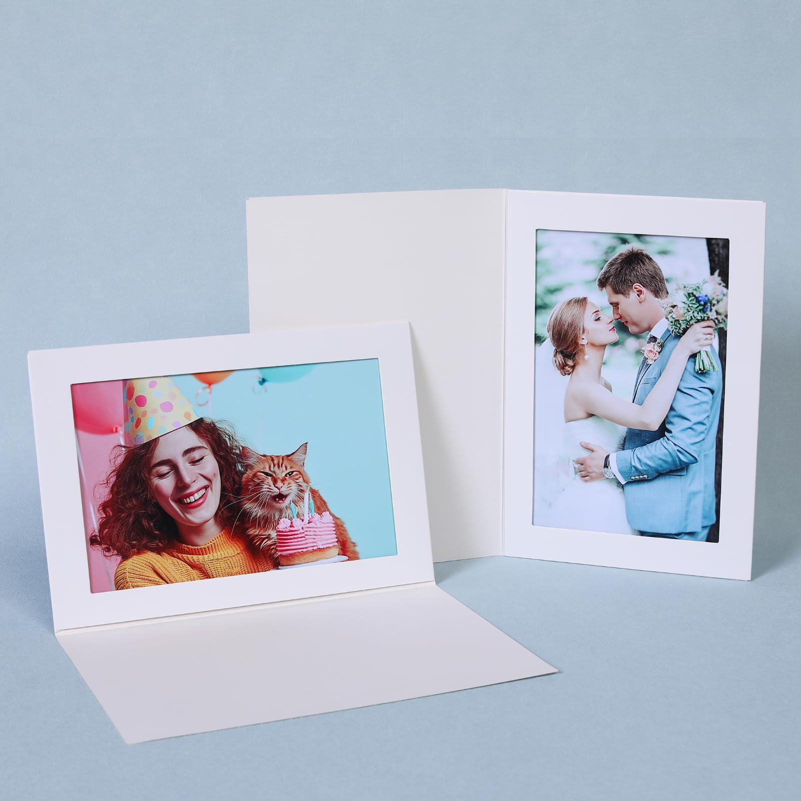 Apprabbr 4x6 photo inserts securely hold standard photos.