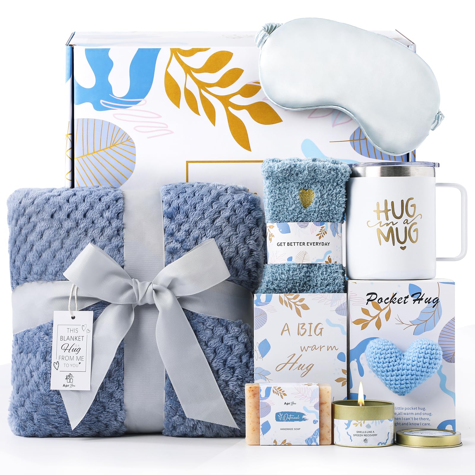 APRBOX Get Well Soon blanket offers ultra-soft warmth for cozy recovery moments