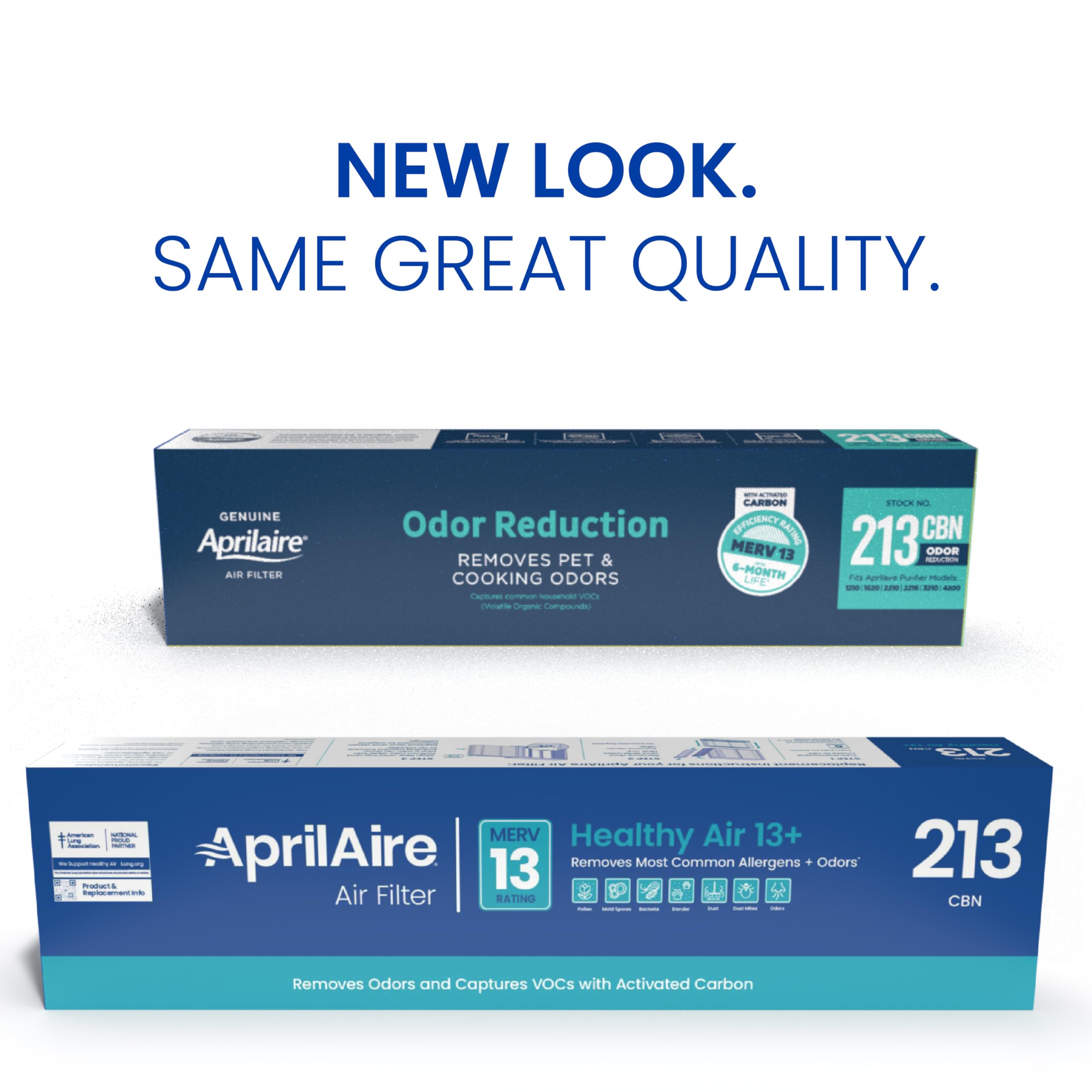 Aprilaire 213CBN carbon media close-up showing VOC odor reduction.