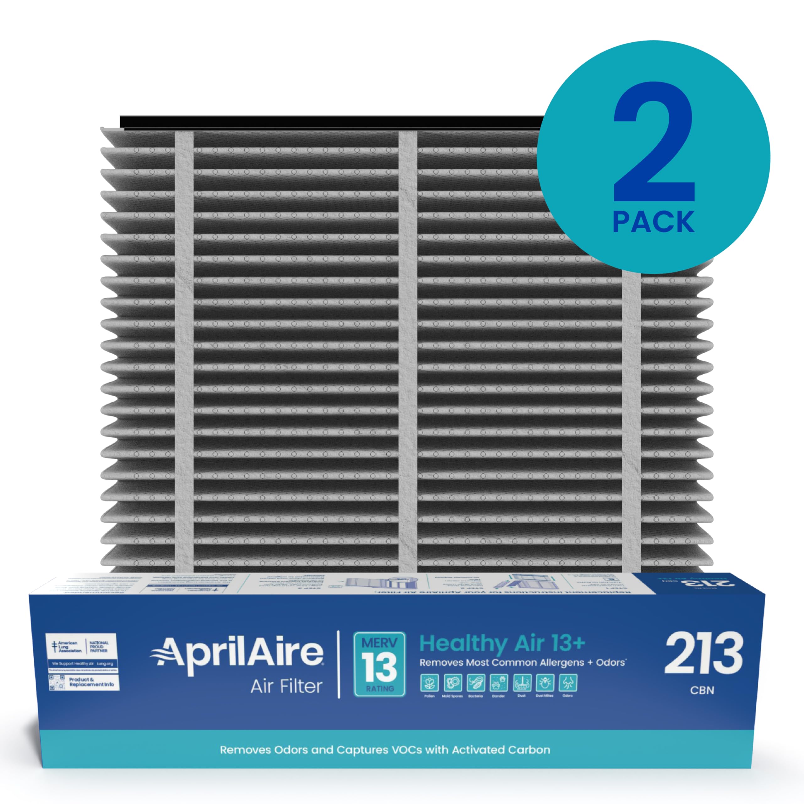 Aprilaire 213CBN filter in the purifier slot showing proper fit.