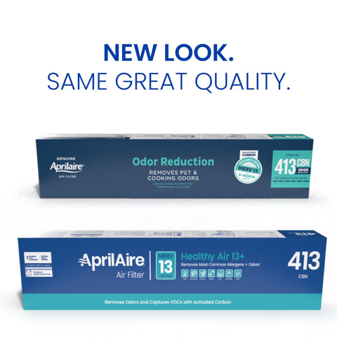 Aprilaire 413CBN reduces household odors as air passes through
