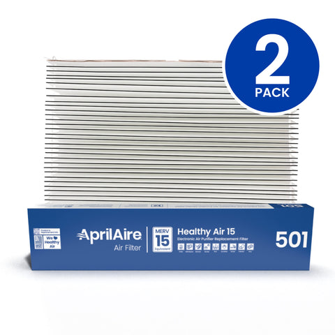 Aprilaire 501 filter in packaging, ready for quick replacement