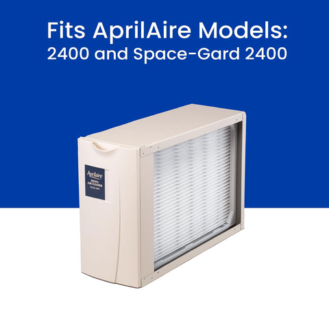 Aprilaire filter supports efficient HVAC protection and longer system life.