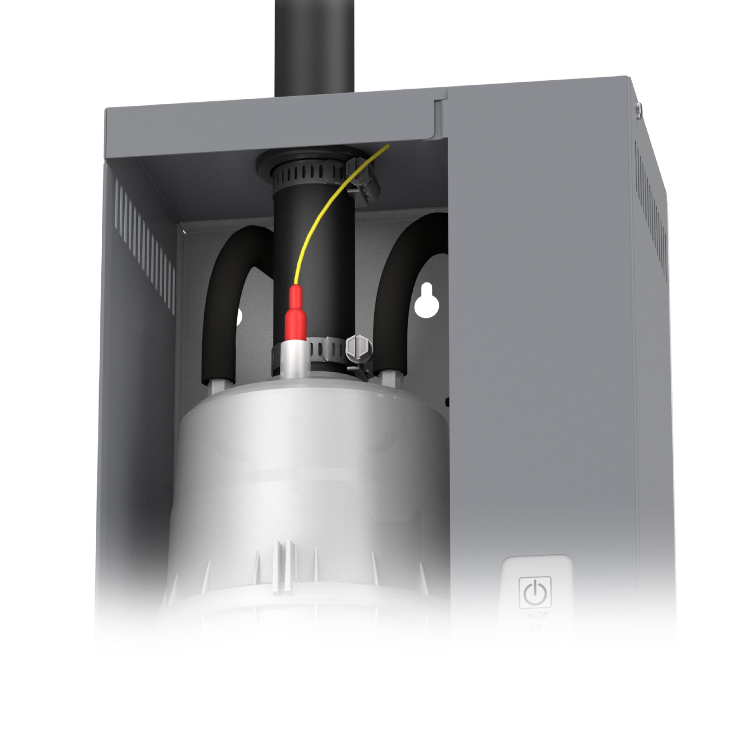 Aprilaire replacement canister with installation instructions for quick setup