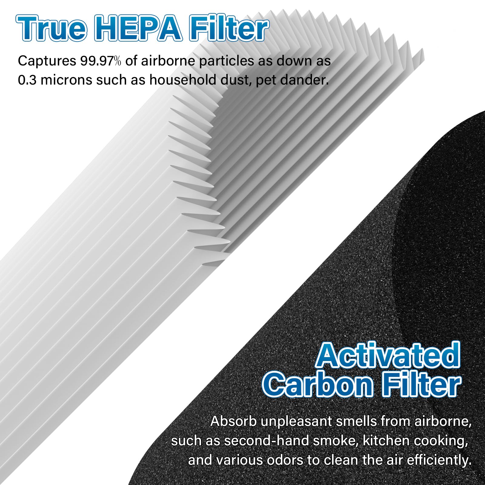 APRIL-FLOWER MK04 activated carbon layer reduces cooking and pet odors