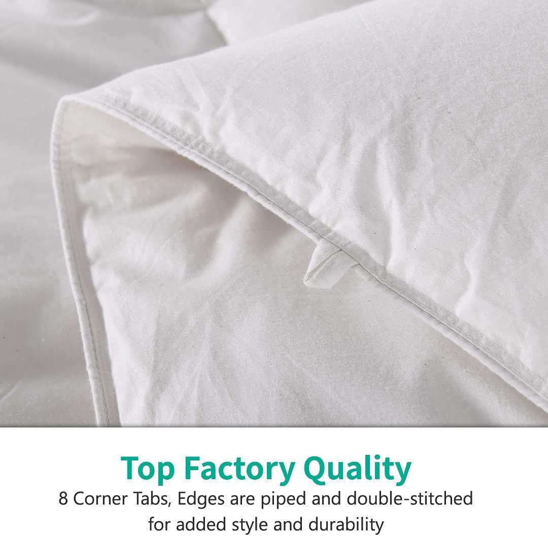 APSMILE duvet with 8 corner tabs secures a duvet cover easily