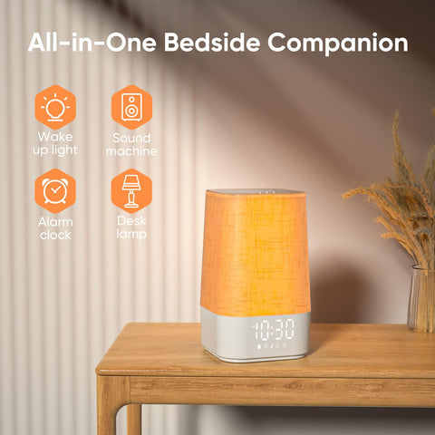 APUZOM sound machine offers 30 sounds for customizable sleep ambiance
