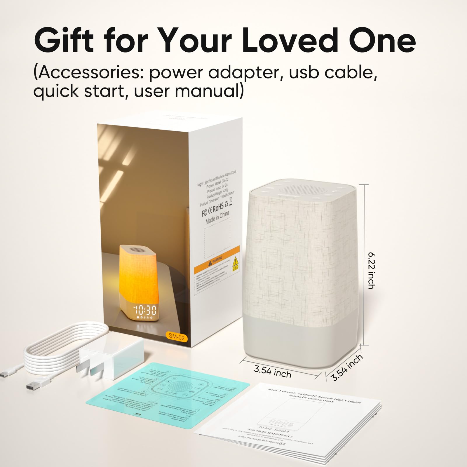 APUZOM warm night light creates cozy ambiance and reduces anxiety