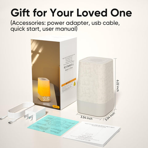 APUZOM warm night light creates cozy ambiance and reduces anxiety