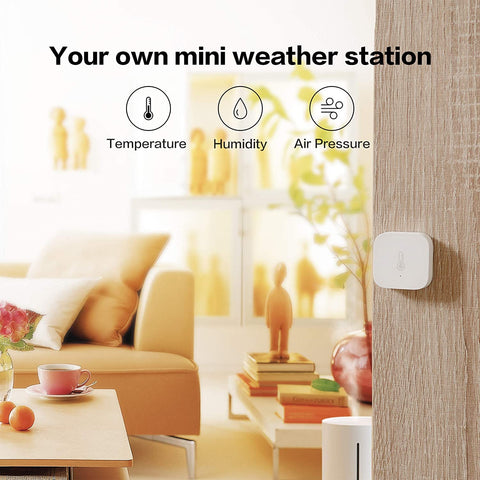 Aqara hub with sensor installation for seamless home automation setup