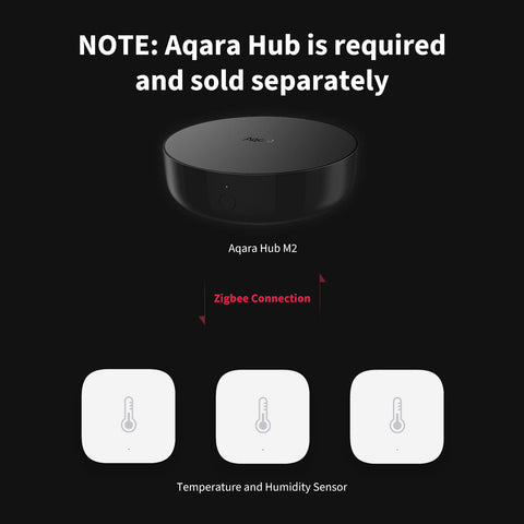Close-up of the Aqara sensor highlighting its compact, discreet design