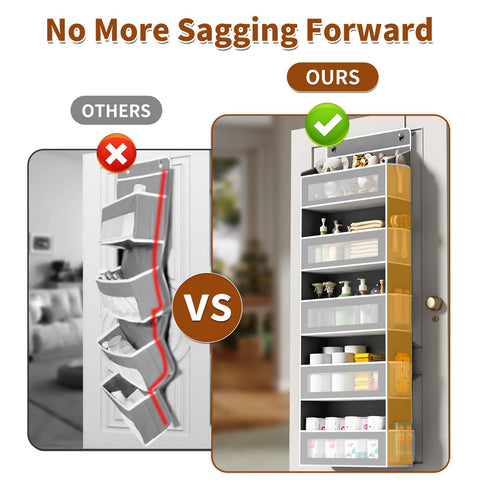 AQOOA behind-the-door storage fits standard doors across rooms