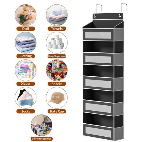 AQOOA clear mesh pockets let you see items at a glance