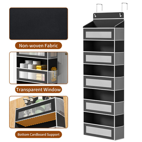 AQOOA door organizer supports up to 44 lbs for sturdy behind-the-door storage