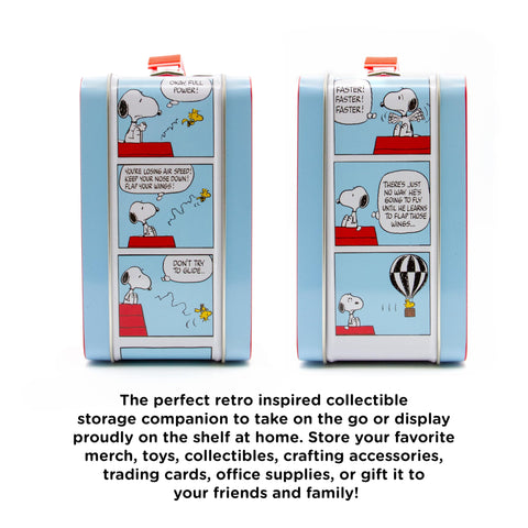 Aquarius Peanuts retro artwork adds collectible charm to shelves.