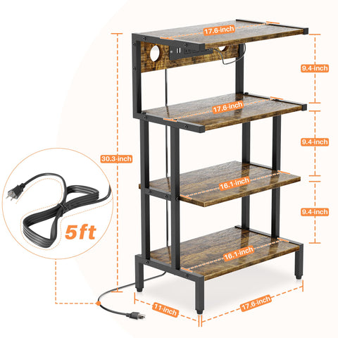 Aquzee gaming shelf placed under a TV for space-saving comfort