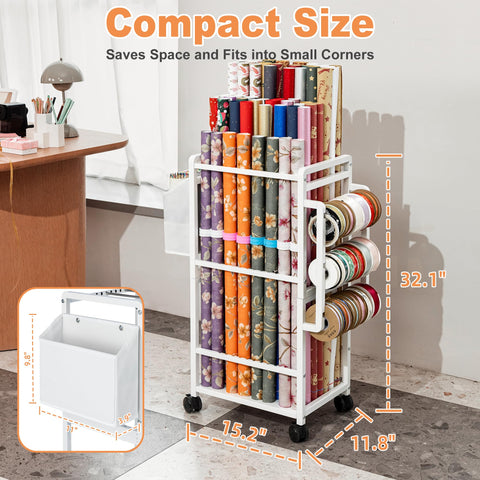 Aquzee wrap roll clips secure paper without damage for tidy organization.