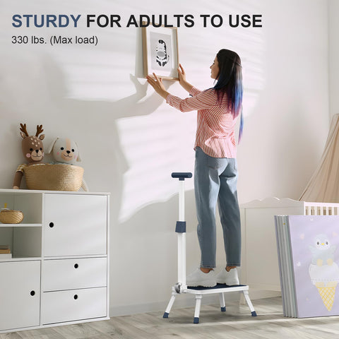 Aratan Folding Step Stool includes assembly tools for quick setup.