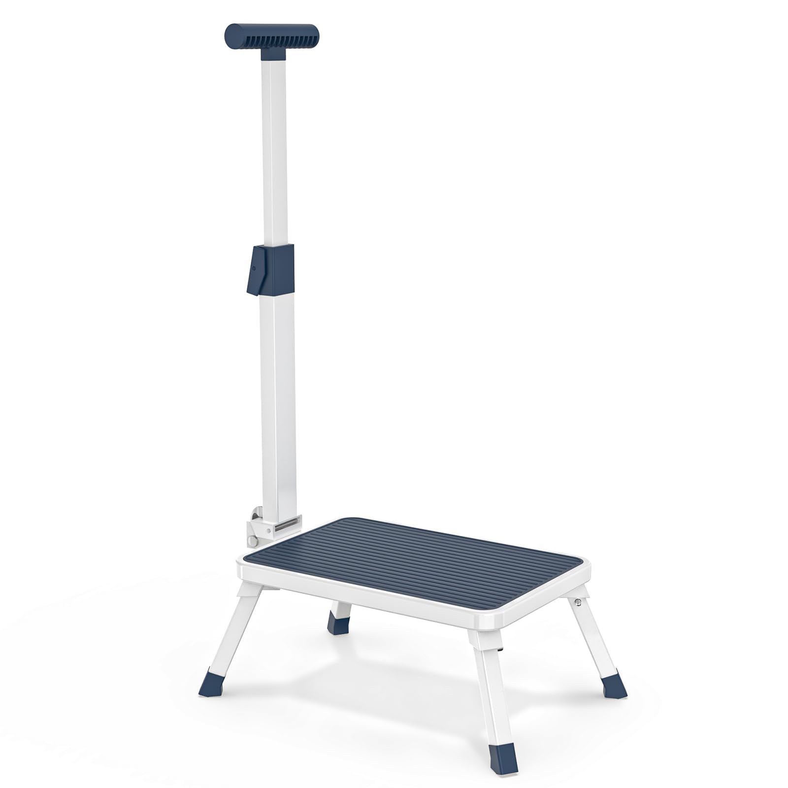 Aratan Folding Step Stool folded compactly for easy storage.