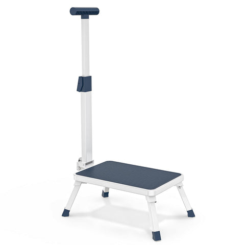 Aratan Folding Step Stool folded compactly for easy storage.