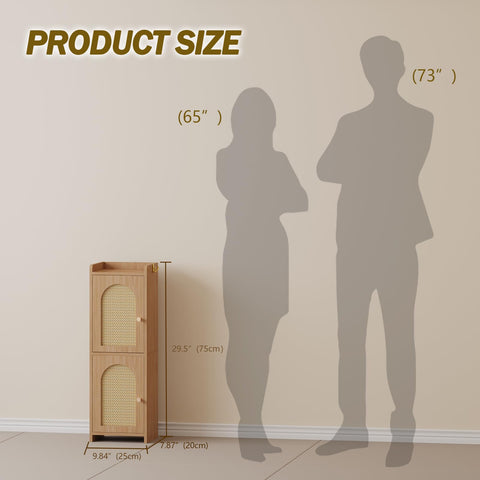 Arbuxzuy adjustable shelf bathroom cabinet for versatile storage.