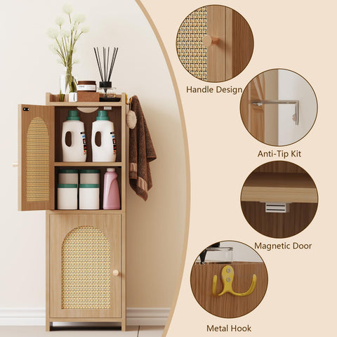 Arbuxzuy easy-assembly cabinet for quick setup in about 30 minutes.