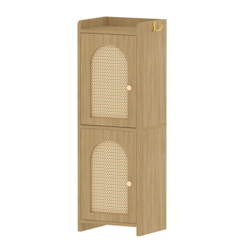 Arbuxzuy small-space bathroom storage keeps items organized.