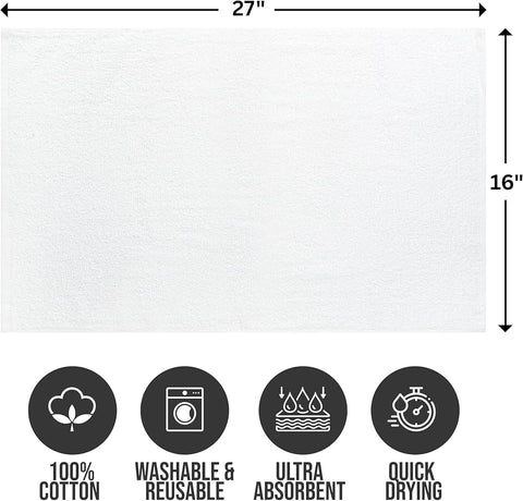 ARC HOME highly absorbent towel in action, soaking up moisture