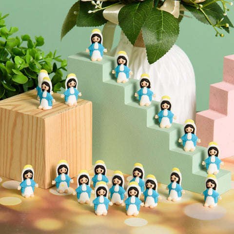 ARCHCRTC Virgin Mary figurines suitable for baptism decorations and home altars