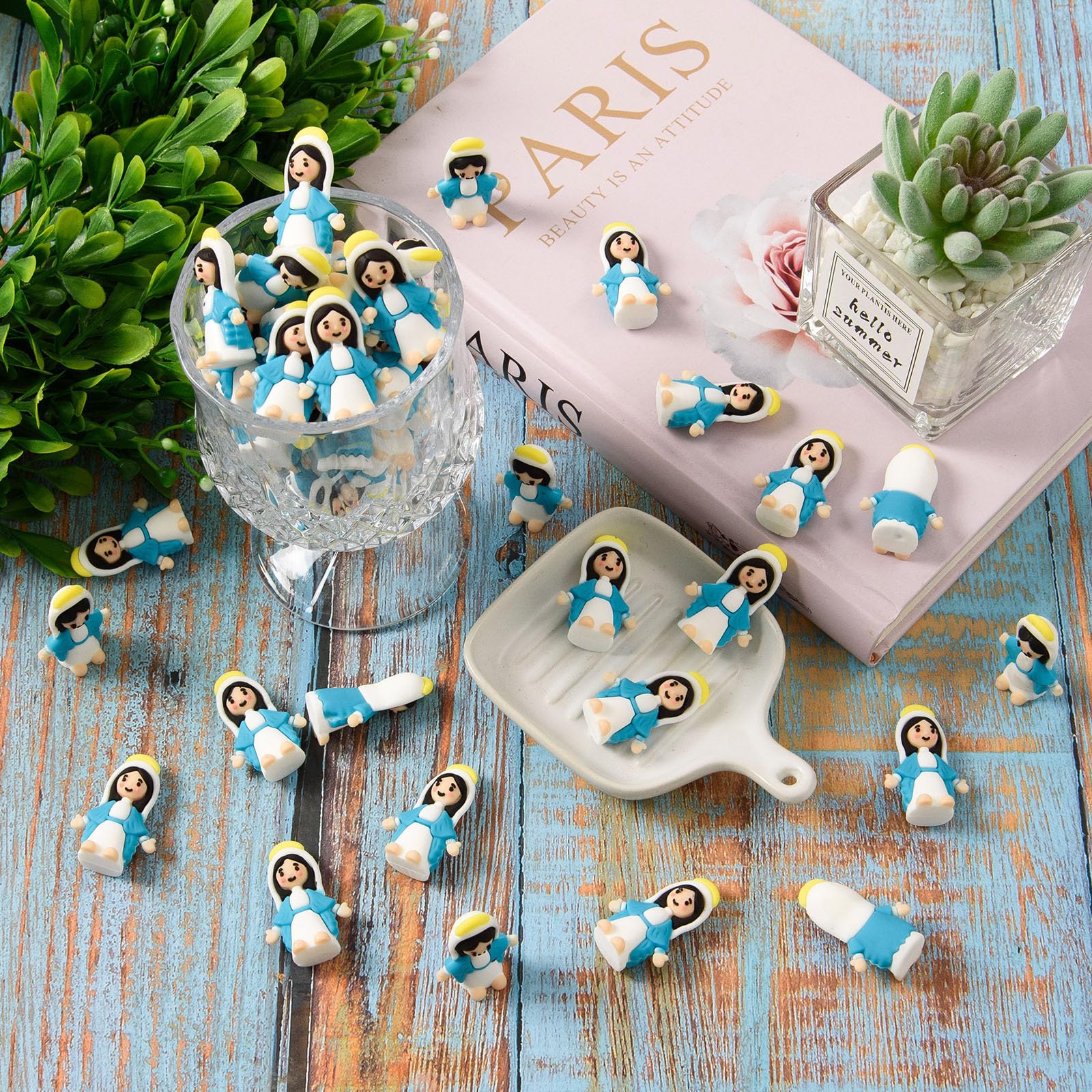 ARCHCRTC Virgin Mary figurines gift set for celebrations and keepsakes