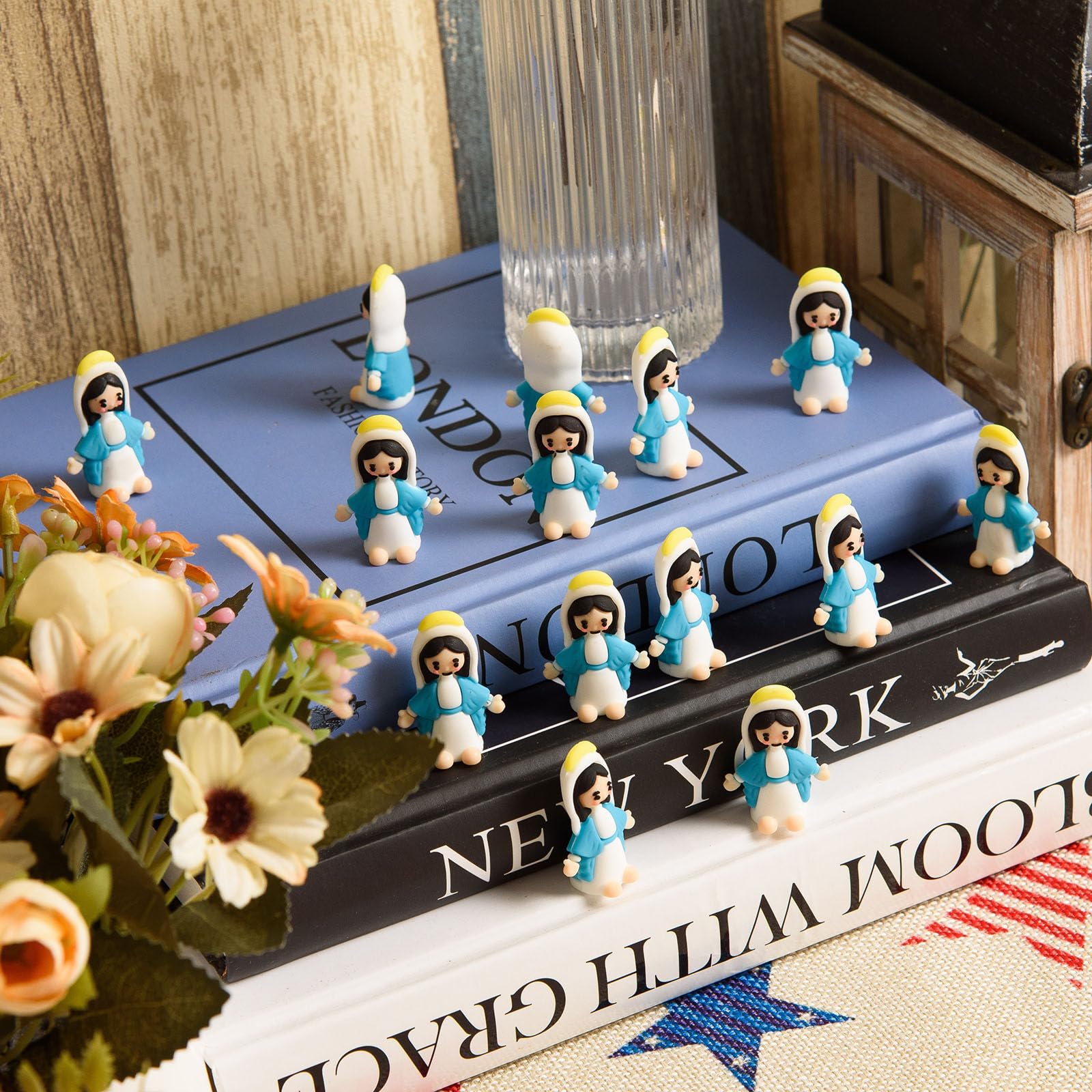 ARCHCRTC Virgin Mary figurines ideal for Sunday school and classroom crafts