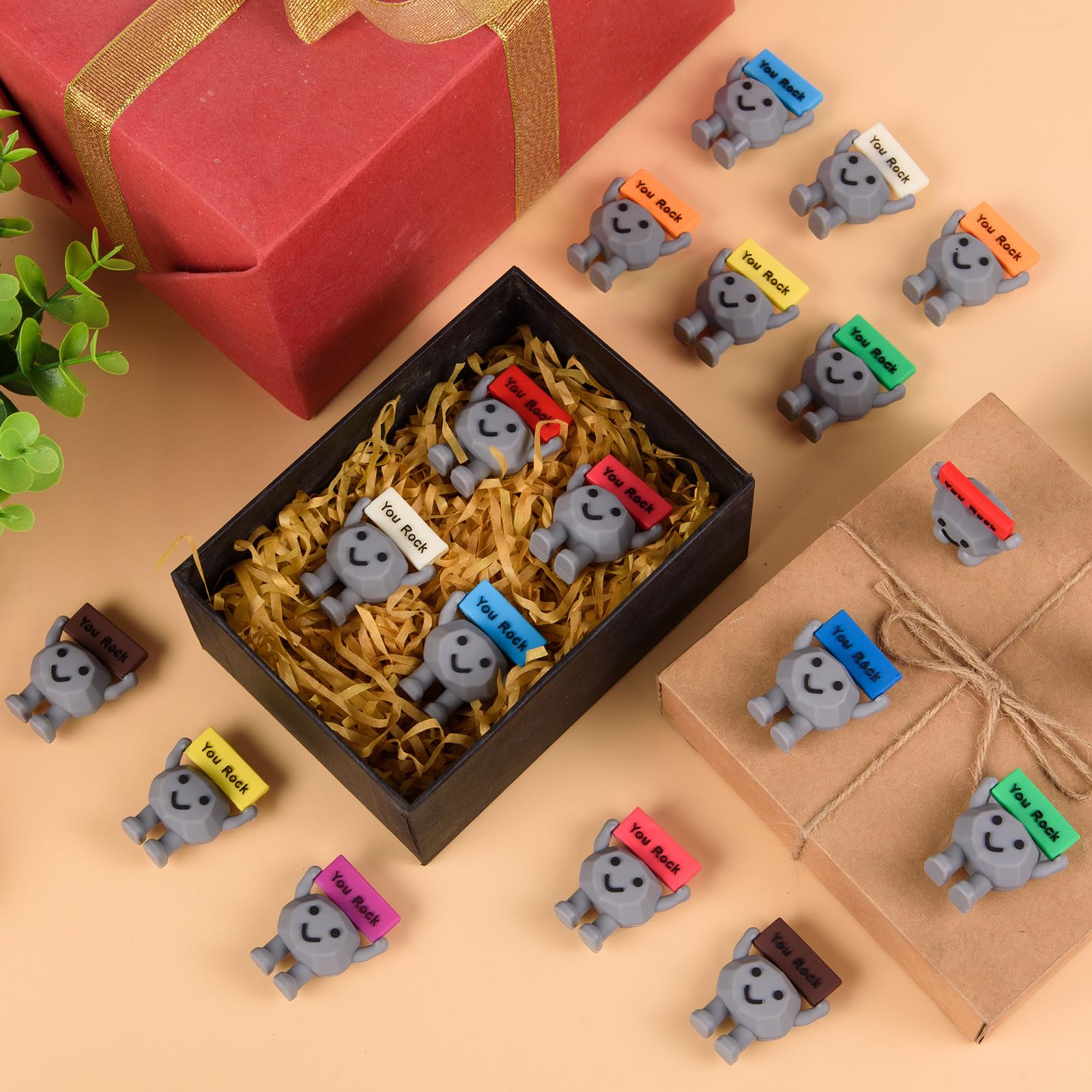 ARCHCRTC You Rock mini figurines color variety with vibrant accents