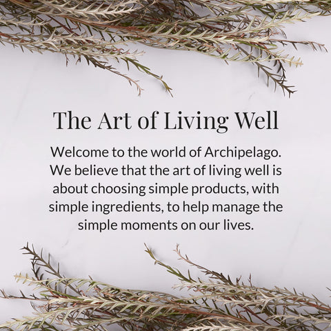 Archipelago Botanicals wick close-up, lead-free wick for a steady, even burn.