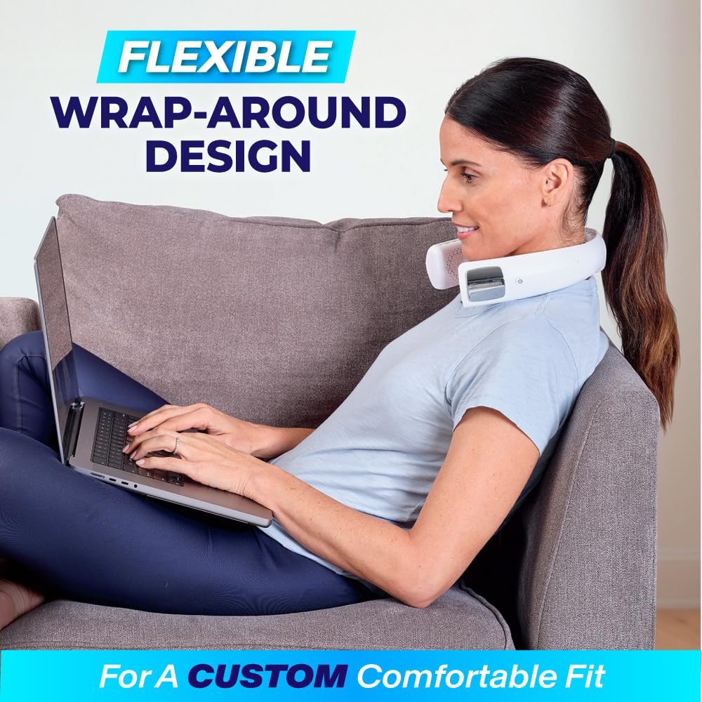 Arctic Air Freedom Touch directional vents circulate a refreshing breeze around shoulders.