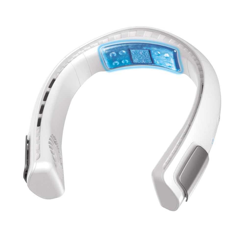 Arctic Air Freedom Touch neckband worn for hands-free cooling on outdoor activities.