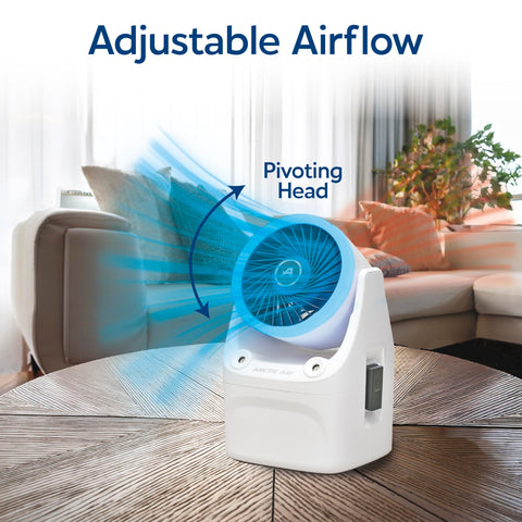 Arctic Air Ice Jet X3 insulated reservoir keeps water cooler for longer cooling.